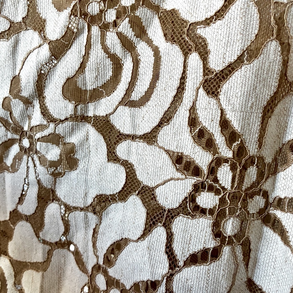 Anne Klein Floral Beige Kimono - Picture 3 of 4